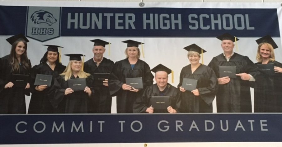 Counselors of hunter high school committing to graduate