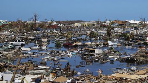 The aftermath of hurricane Dorian in the Bahamas